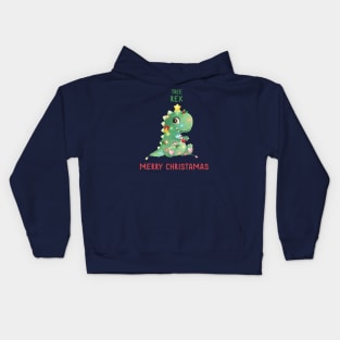 Tree Rex Funny Christamas Kids Hoodie